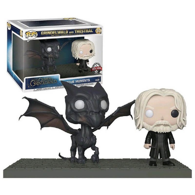 Wonderful Monsters 2 Grindelwald & Thestral EXC Funko Stand Out! Motion picture Moment