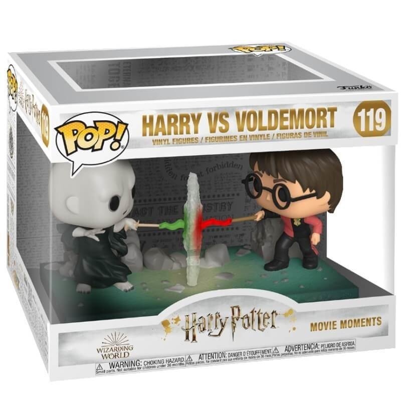 Fire Sale - Harry Potter Harry VS Voldemort Funko Pop! Motion picture Moment - Half-Price Hootenanny:£29