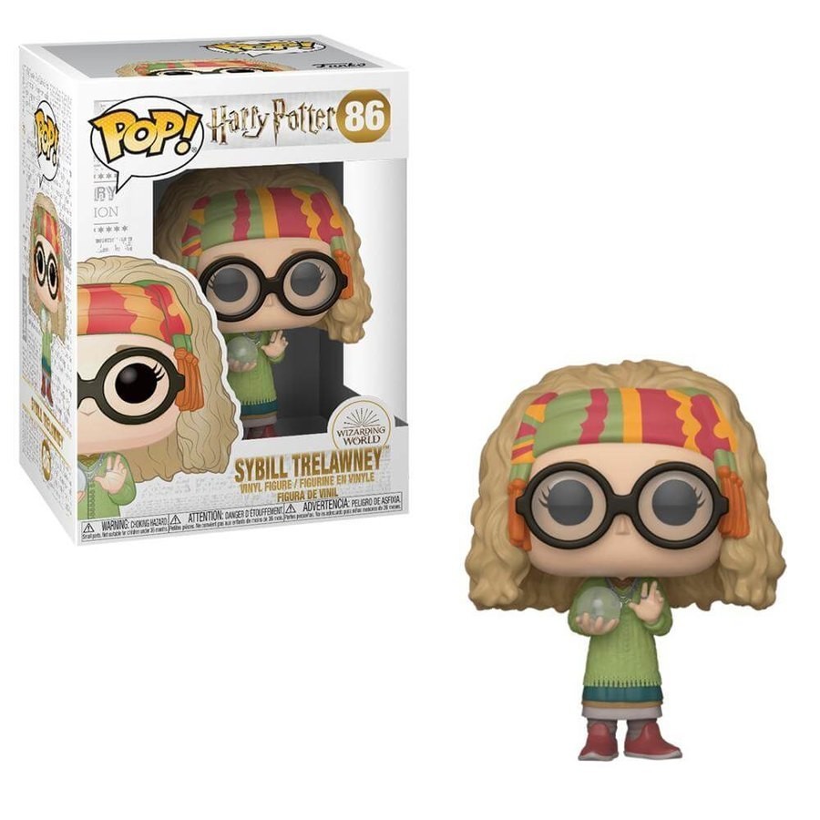 Harry Potter Lecturer Sybill Trelawney Funko Stand Out! Plastic
