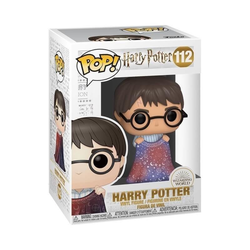 Harry Potter with Invisibility Cloak Funko Pop! Plastic