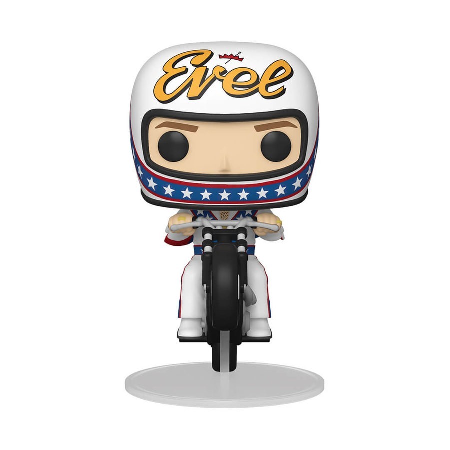 Evel Knievel on Bike Funko Stand Out! Trip
