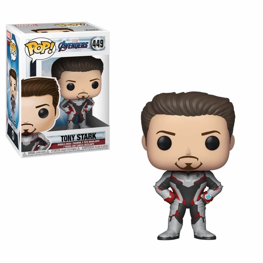 Marvel Avengers: Endgame Iron Male Funko Stand Out! Plastic