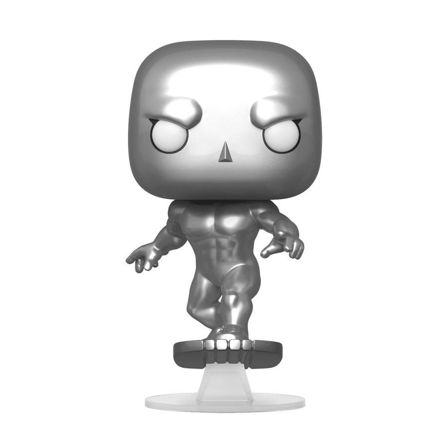 Marvel Fantastic 4 Silver Web Surfer Funko Stand Out! Vinyl fabric
