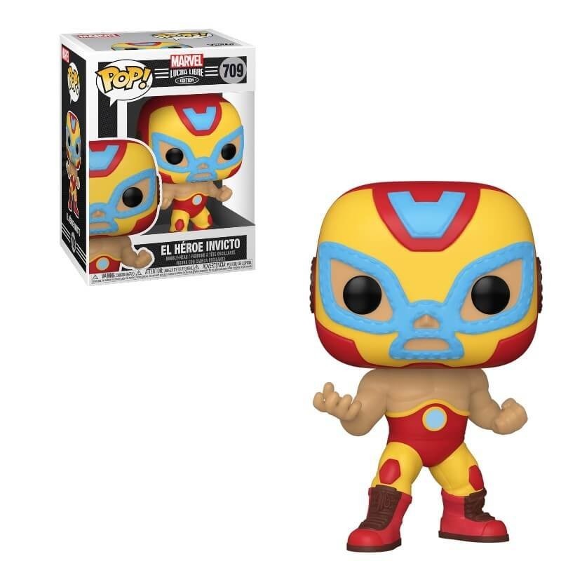 Wonder Luchadores Iron Male Stand Out! Vinyl fabric