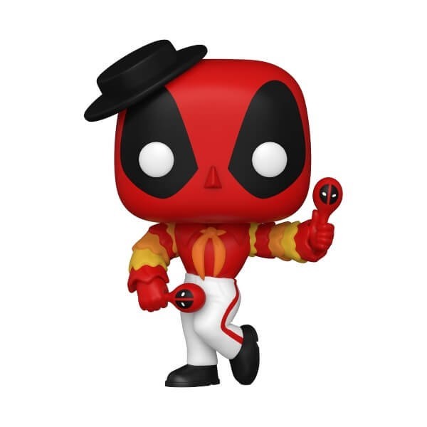 Hurry, Don't Miss Out! - Wonder Deadpool 30th Flamenco Deadpool Funko Stand Out! Vinyl fabric - Blowout:£9[neb7967ca]
