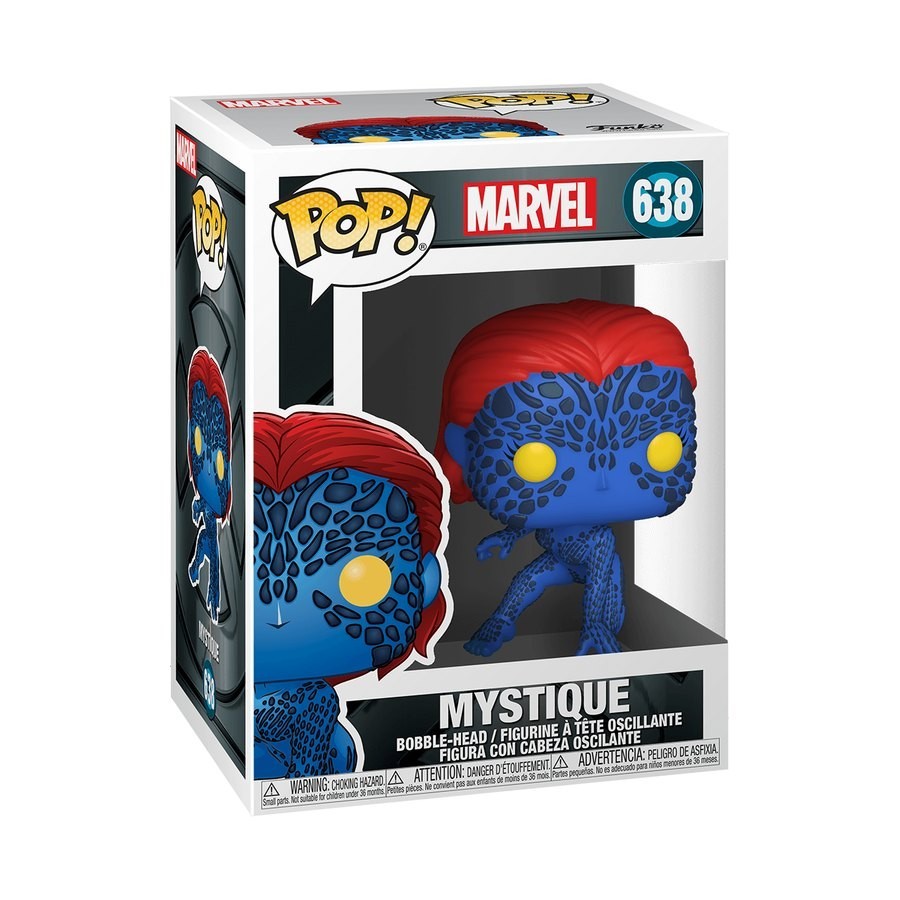 Marvel X-Men 20th Mystique Funko Pop! Plastic
