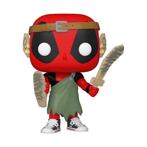 Last-Minute Gift Sale - Marvel Deadpool 30th LARP Deadpool Funko Stand Out! Vinyl - Web Warehouse Clearance Carnival:£9