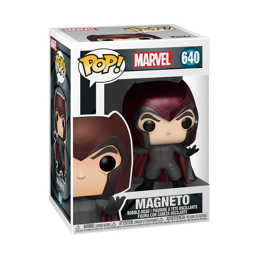 Marvel X-Men 20th Magneto Funko Stand Out! Plastic