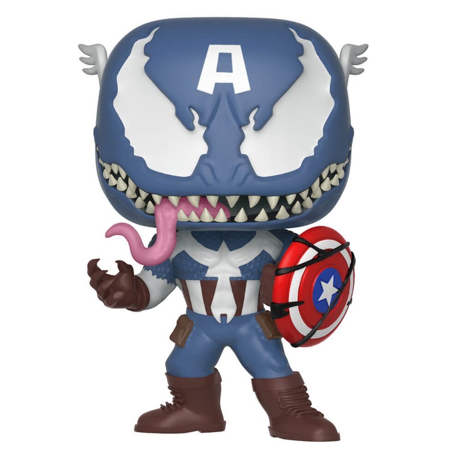 Wonder Venomized Captain America Funko Stand Out! Vinyl fabric