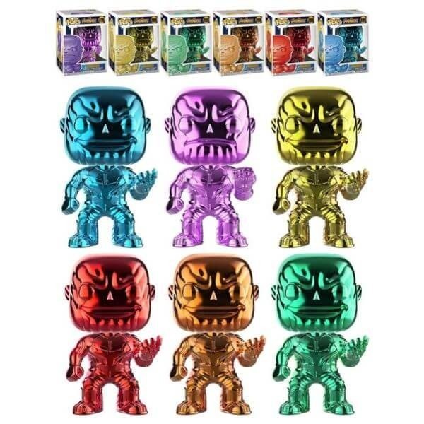 Valentine's Day Sale - Marvel Thanos Chrome EXC Funko Stand Out! Vinyl - Funko Stand Out! Assortment - X-travaganza:£47