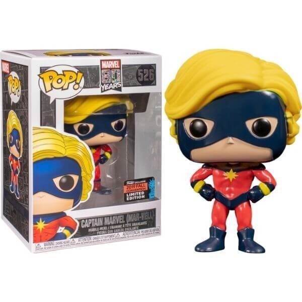 Wonder 80th Mar-Vell First Look NYCC 2019 EXC Funko Pop! Plastic