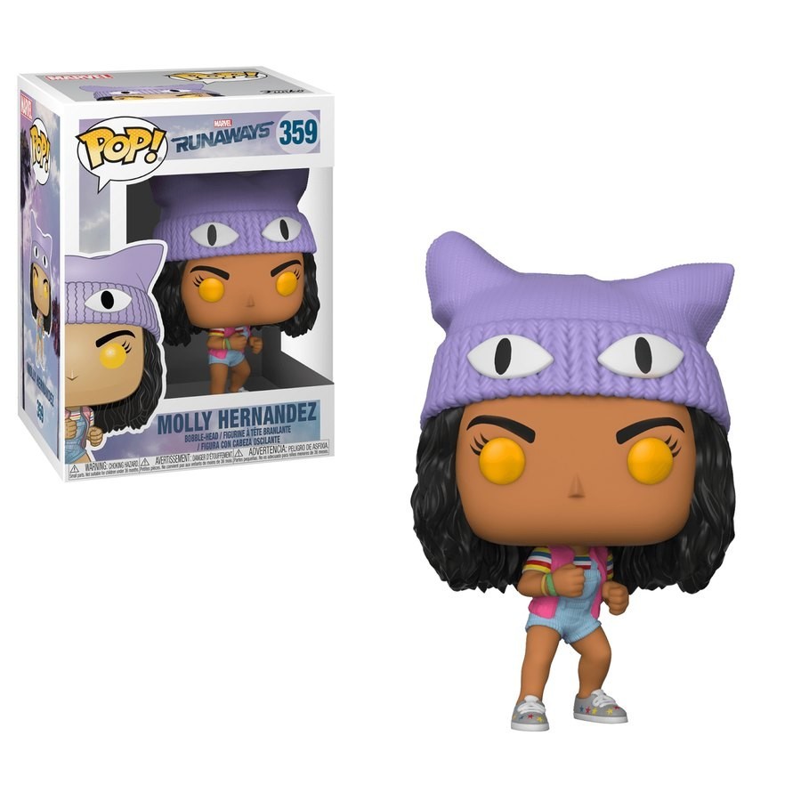 Clearance - Marvel Runaways Molly Funko Stand Out! Vinyl - Fire Sale Fiesta:£9