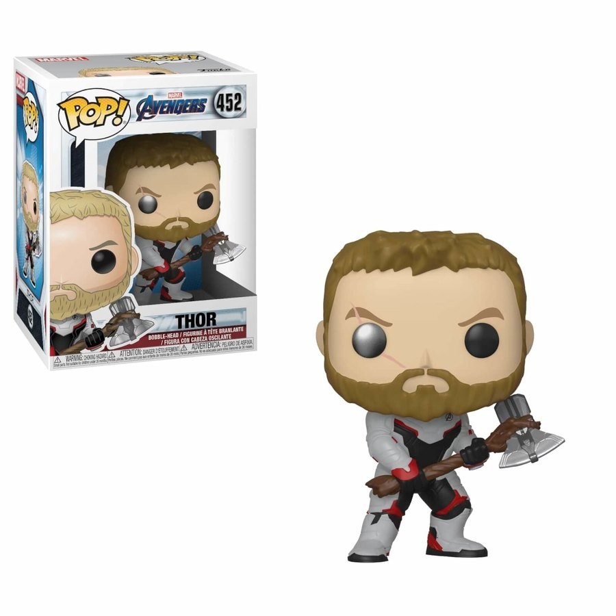 Back to School Sale - Wonder Avengers: Endgame Thor Funko Stand Out! Vinyl fabric - President's Day Price Drop Party:£9[neb8099ca]