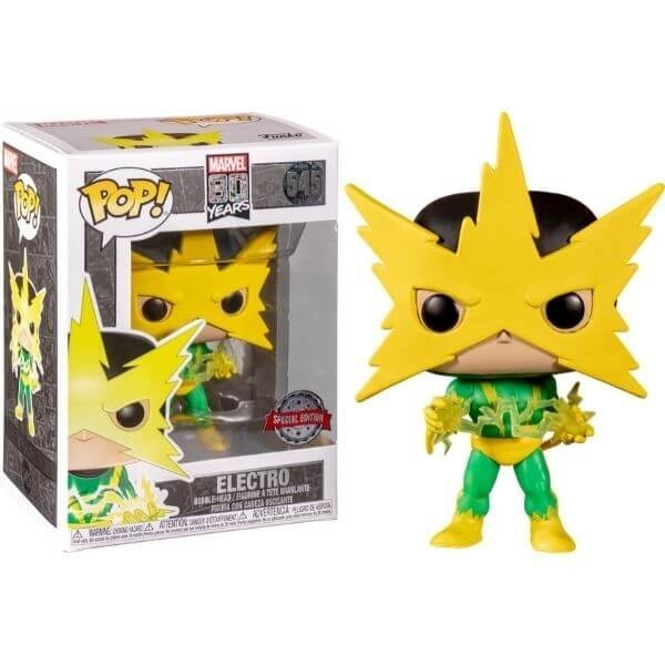 Marvel 80th Electro Debut EXC Funko Stand Out! Plastic