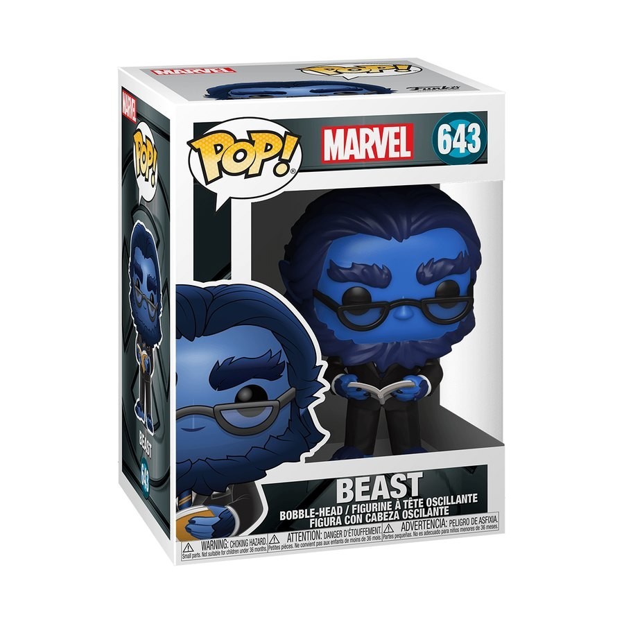 Marvel X-Men 20th Beast Funko Stand Out! Vinyl fabric