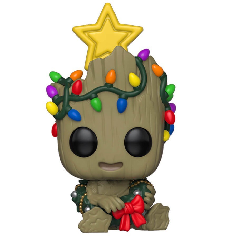 Wonder Holiday Season Groot Funko Stand Out! Vinyl fabric