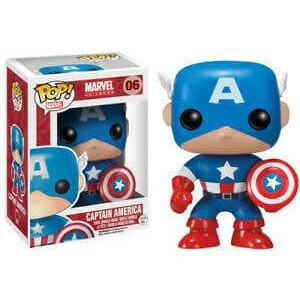 Marvel Captain United States Funko Stand Out! Plastic