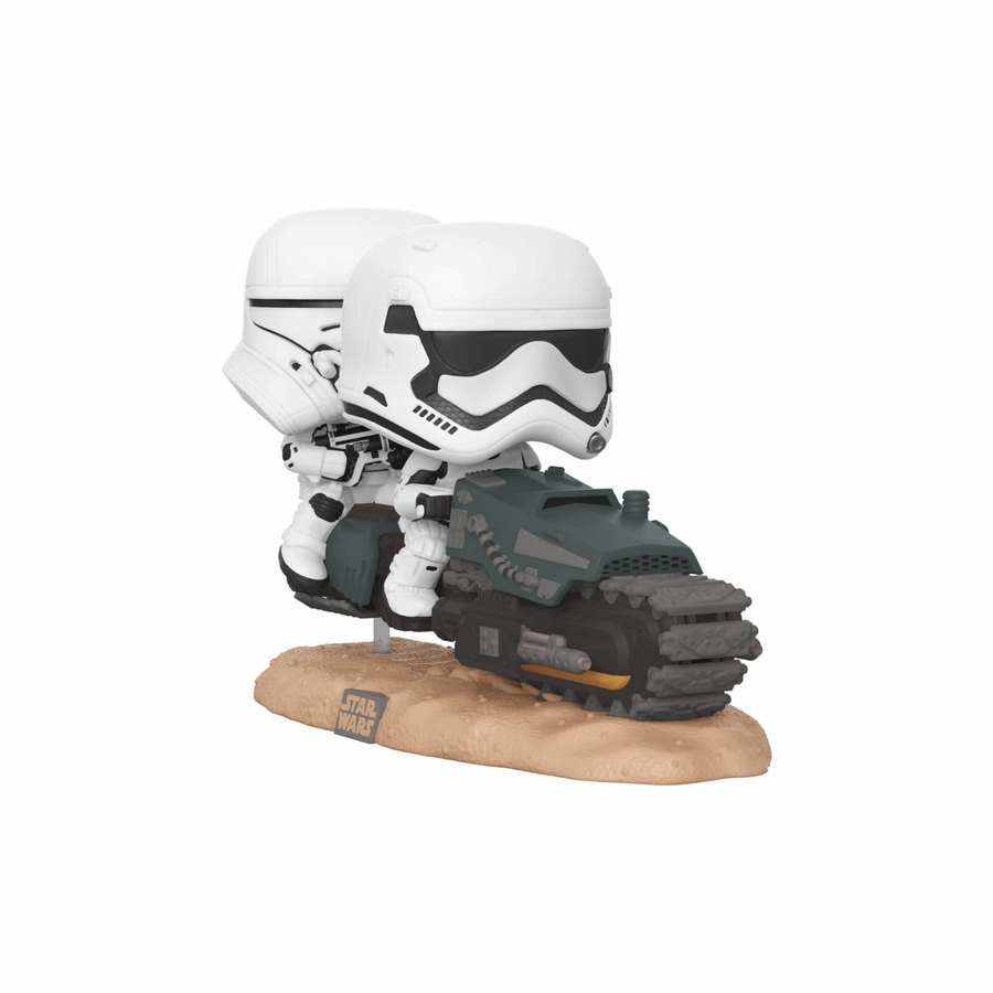 Star Wars The Increase of Skywalker First Purchase Footstep Speeder Funko Stand Out! Movie Minute