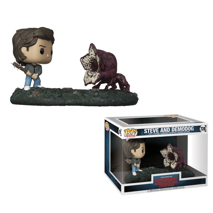 Unknown Person Traits Steve vs Demodog Funko Stand Out! Motion picture Moment