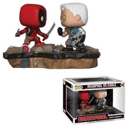 Deadpool Witty Moments Deadpool vs Cable Television Funko Stand Out! Vinyl 2-Pack