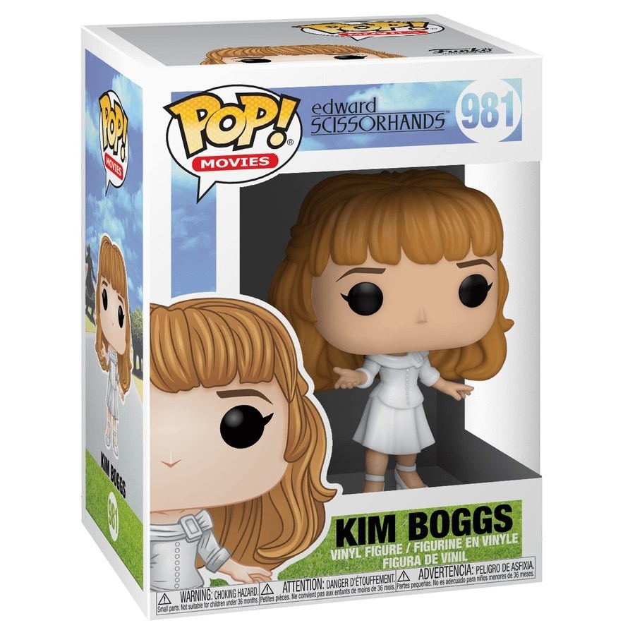 Edward Scissorhands Kim in White Gown Funko Stand Out! Plastic