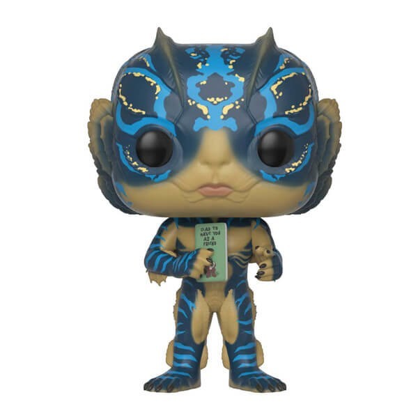 Molding of Water Amphibian Male along with Card Funko Stand Out! Vinyl