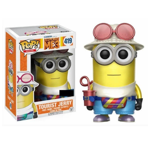 Despicable Me 3 Visitor Jerry EXC Funko Stand Out! Vinyl fabric