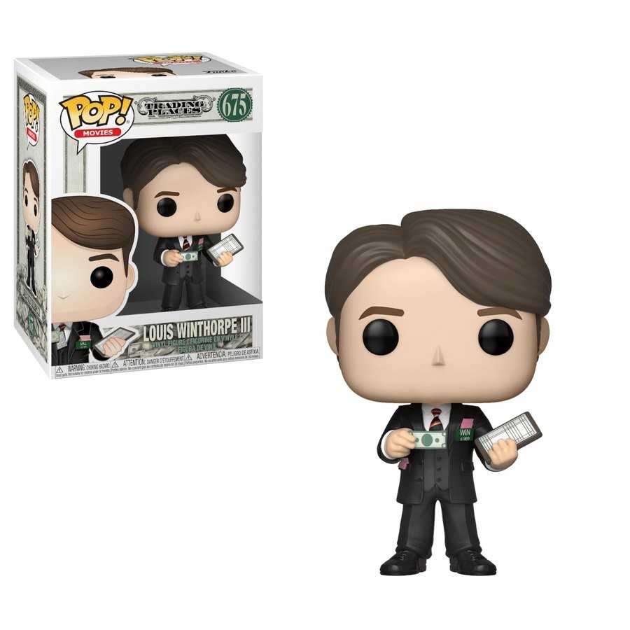 Exchanging Places Louis Winthorpe III Funko Stand Out! Vinyl fabric