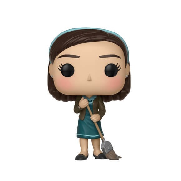 Shape of Water Elisa along with Sweeper Funko Stand Out! Plastic
