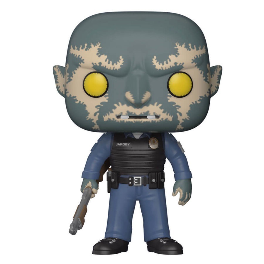 Vivid Nick Jakoby along with Gun Funko Stand Out! Vinyl fabric
