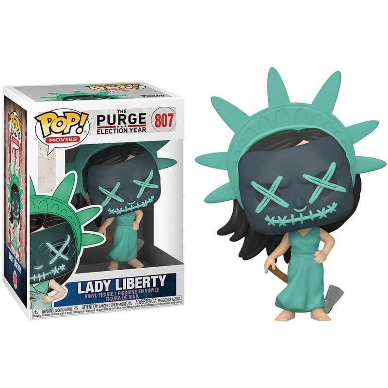 The Purge Vote-casting Year Gal Freedom Funko Stand Out! Vinyl