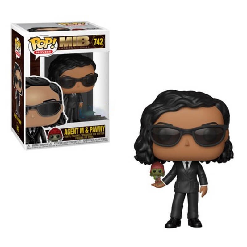 Male In Black 4 - Agent M w/Pawny EXC Funko Stand out! Vinyl fabric