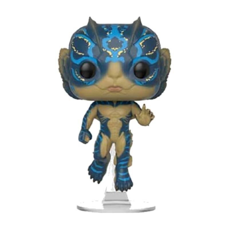 Shape of Water Amphibian Man along with Glow Funko Stand Out! Vinyl fabric