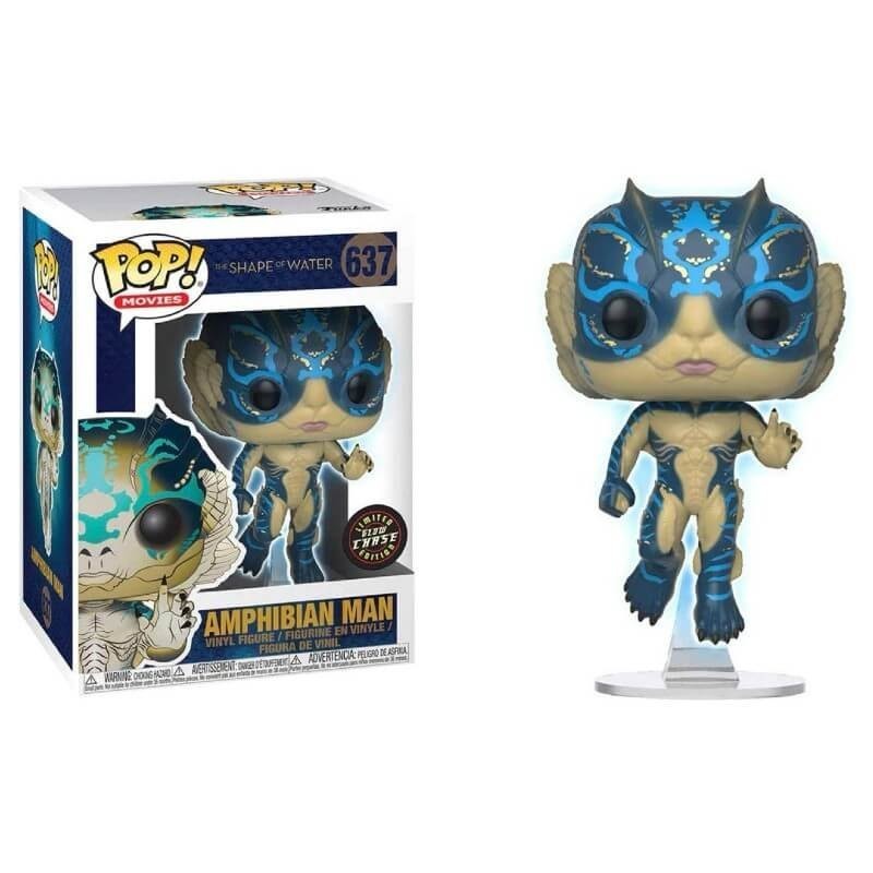 Molding of Water Amphibian Male with Radiance Funko Pop! Plastic