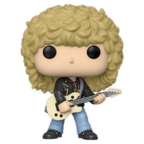 Pop! Stones Def Leppard Rick Savage Funko Stand Out! Vinyl
