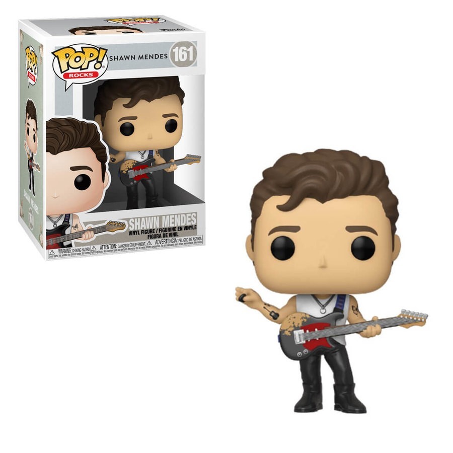 Pop! Rocks Shawn Mendes Funko Stand Out! Plastic