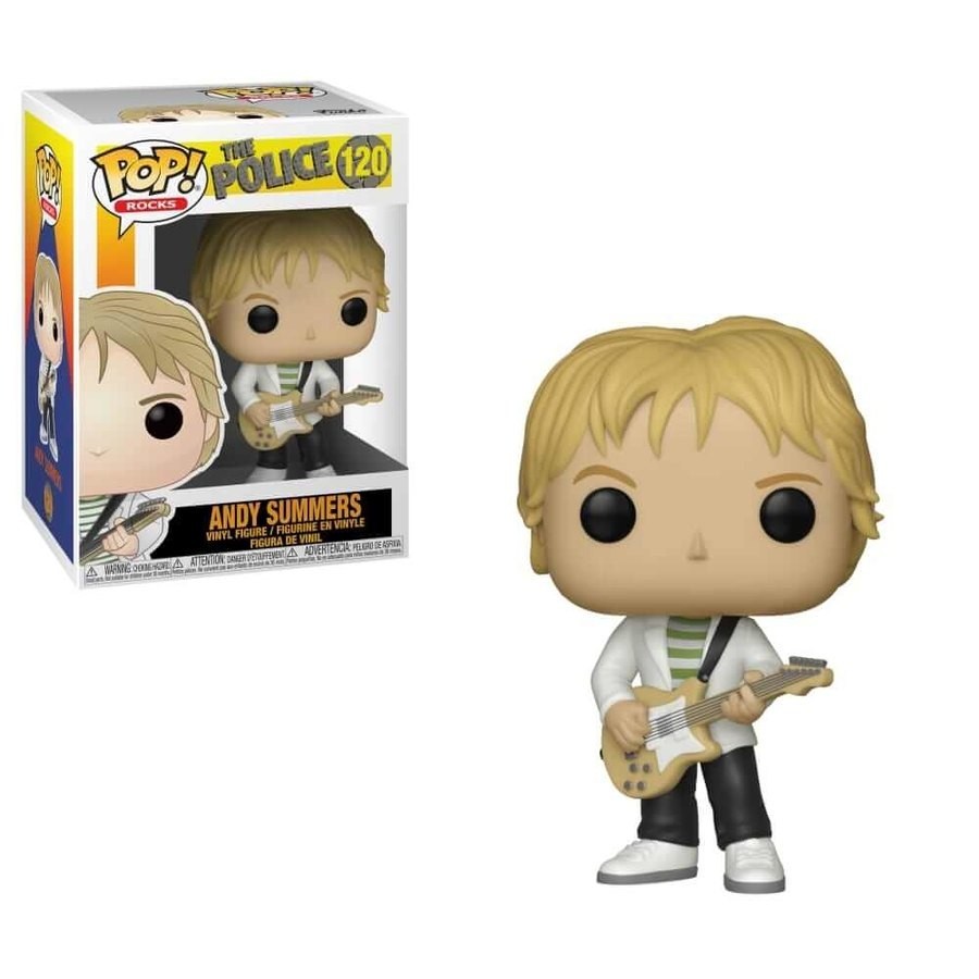 Pop Rocks The Cops Andy Summers Funko Stand Out! Plastic