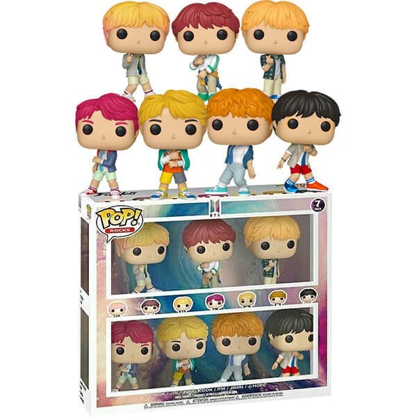 Stand out! Stones BTS 7-Pack EXC Funko Pop! Vinyl fabric
