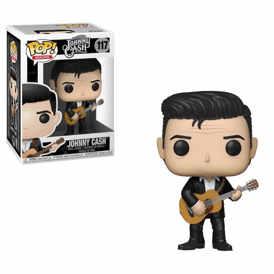 Shop Now - Pop! Stones Johnny Cash Funko Stand Out! Vinyl fabric - Give-Away Jubilee:£9