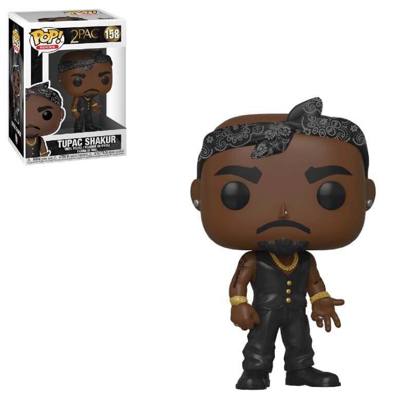 Limited Time Offer - Pop! Stones Tupac Funko Stand Out! Vinyl - Women's Day Wow-za:£9
