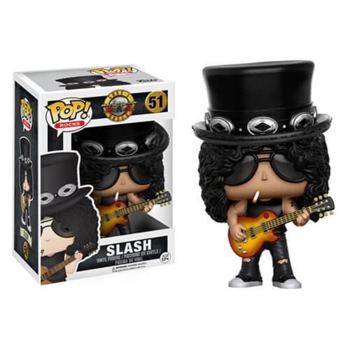 Guns N' Roses Slash Funko Stand Out! Plastic