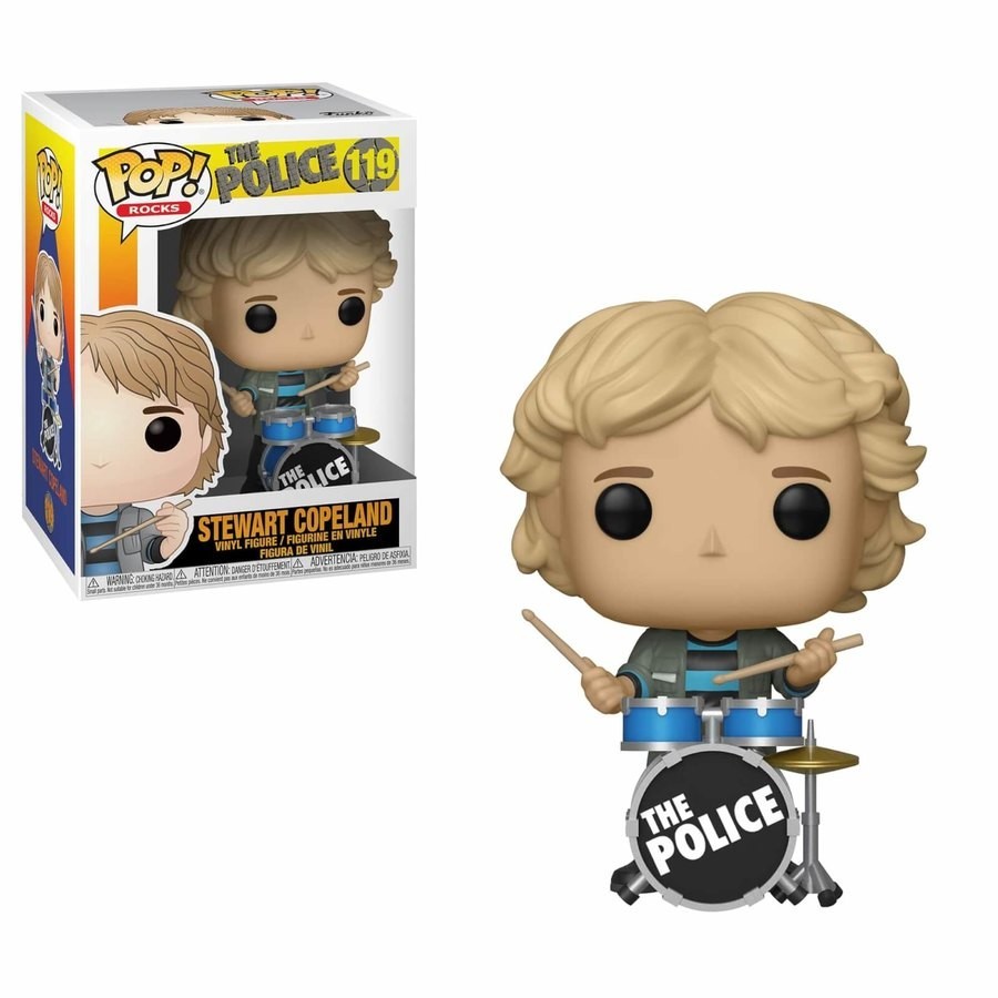 Pop Stones The Authorities Stewart Copeland Funko Stand Out! Vinyl fabric