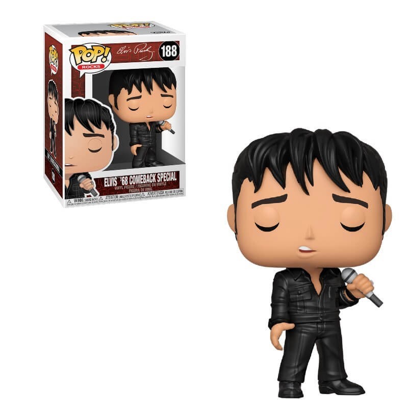 Stand Out Stones 1968 Comeback Special Elvis Presley Funko Pop! Vinyl fabric