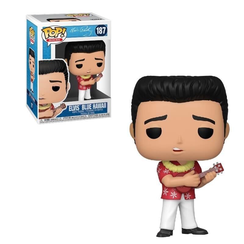 Stand Out Rocks Blue Hawaii Elvis Presley Funko Stand Out! Vinyl fabric