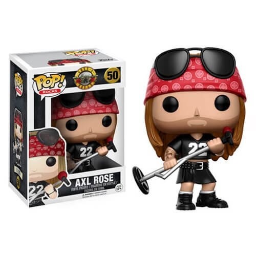Weapons N' Roses Axl Flower Funko Stand Out! Vinyl fabric