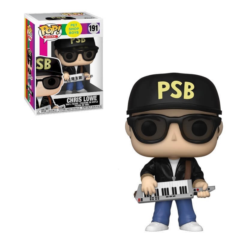 Click and Collect Sale - Pop! Rocks Household Pet Shop Boys Chris Lowe Funko Stand Out! Vinyl fabric - Friends and Family Sale-A-Thon:£9