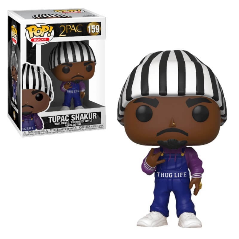 Stand out! Rocks Tupac EXC Funko Pop! Plastic