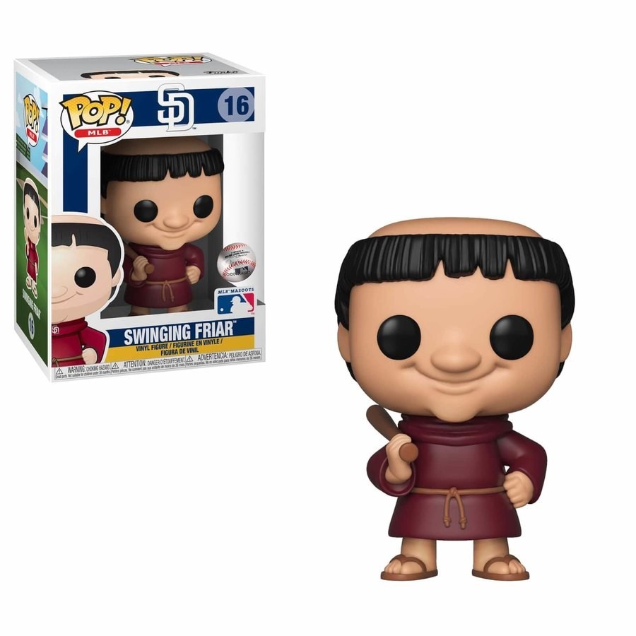 MLB Padres Moving Friar Funko Stand Out! Vinyl