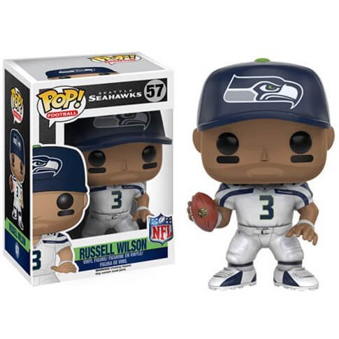 NFL Russell Wilson Wave 3 Funko Stand Out! Plastic
