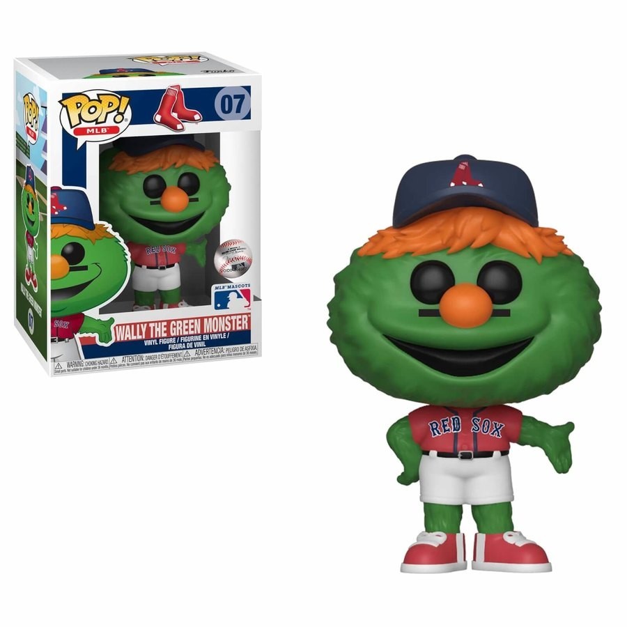 MLB Wally The Environment-friendly Creature Funko Stand Out! Vinyl
